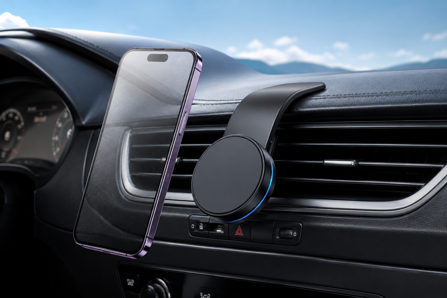 Magnetic Car Charger Mount